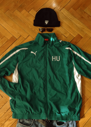 Зеленая ветровка puma