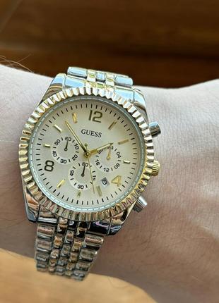Хит! женские часы guess комбинированного цвета6 фото