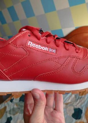 Reebok оригинал 37 ст.23.5 новые кожаные кроссовки