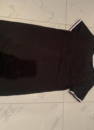 Платье туника черное2 фото