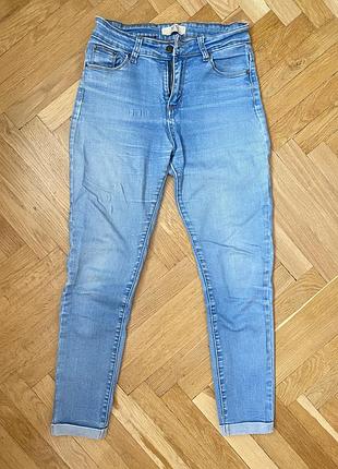 Джинсы свет синие скинни