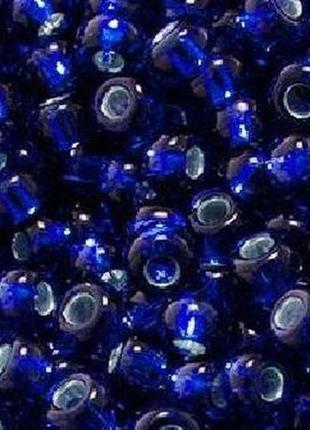 Бисер preciosa для бижутерии блестящий 8049 / 67300 размер 8 ультрамариновый 5 грамм