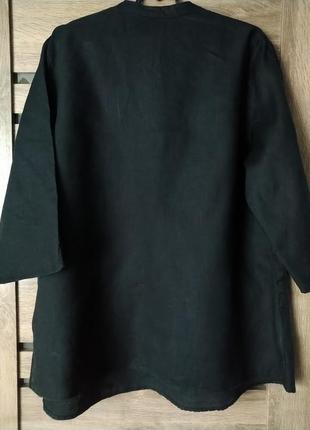 100% лен шикарная туника, рубашка большой размер en garde3 фото