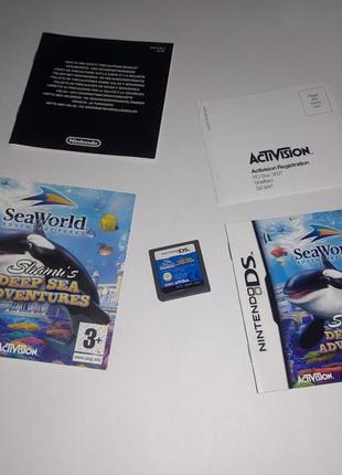 Гра картридж sea world shamu's deep sea adventures nintendo ds dsi 3ds 2ds lite fat game nds ліценз