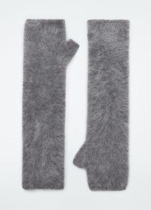 Кашемировые перчатки без пальцев митенки cos 1253995002