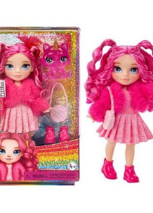 Игровой набор с куклой "rainbow high серии littles" - маджента