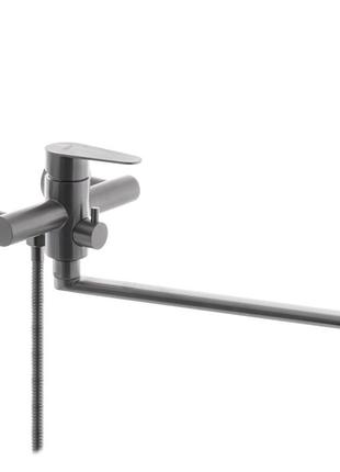 Змішувач для ванни з нерж. сталі sus304 zerix fox-006 (euro) (zx3151)