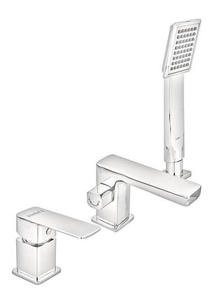 Змішувач для ванни haiba kubus 022 (3-hole) (hb3957)