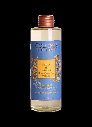 Monoi & passion fruit (моной и маракуйя) наполнитель (рефил) для аромадифузора от collines de provence, 200 мл
