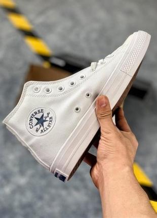 Кеды белые converse1 фото