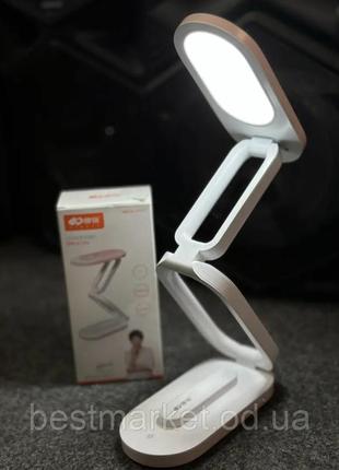Настільна світлодіодна лампа km-6766 акумуляторна лампа