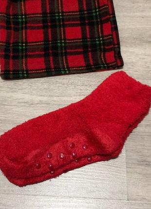 Пижама с носками рождественская для мальчика. размер l.7 фото
