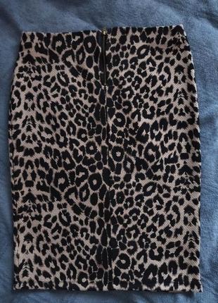 Крутезна леопардова юбка2 фото