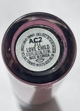 Блиск lipglass mac 312 love child3 фото