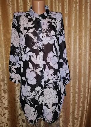 💜💜💜красивая легкая женская кофта, блузка 16 р. в цветочный принт dorothy perkins💜💜💜2 фото