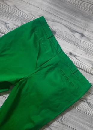 Брюки штаны коттон яркая зелень.5 фото