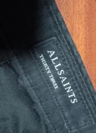 Allsaints коттоновые штаны3 фото
