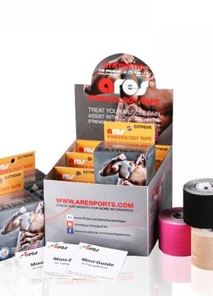 Кинезио тейп ares extreme (южная корея) розовый