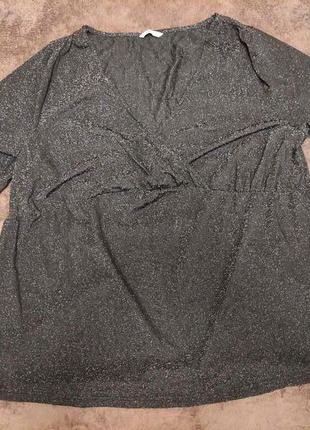 Нарядная блуза ellos, батал