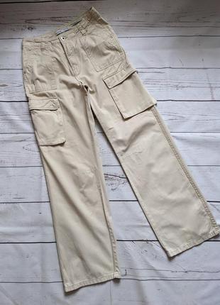 Карго брюки, с карманами брюки от bershka2 фото