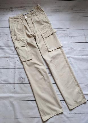 Карго брюки, с карманами брюки от bershka1 фото