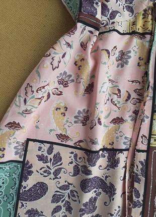 Легкое летнее мини платье с орнаментом violet romance dress, 12 размер10 фото