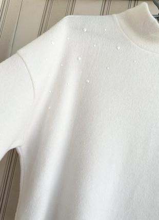 ❤️❤️❤️невероятный брендовый свитер, реглан в молочном цвете. батал3 фото