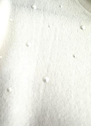 ❤️❤️❤️неймовірний брендовий светр, реглан в молочному кольорі. батал4 фото