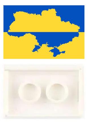 Флаг украины с картой украины для фигурок для лего lego
