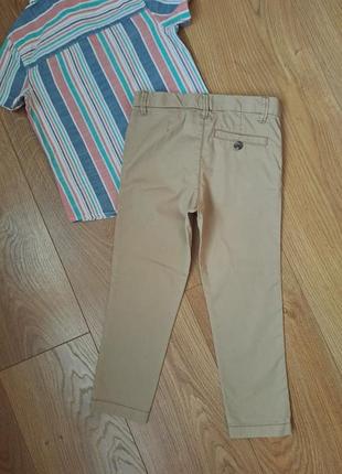 Нарядный набор для мальчика/летние брюки/рубашка с коротким рукавом для мальчика5 фото