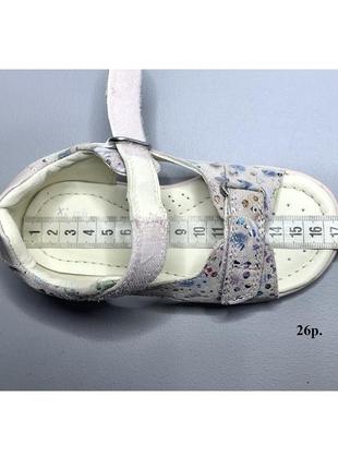 Нові сандалі, босоніжки,  geox macchia, 24,6 фото