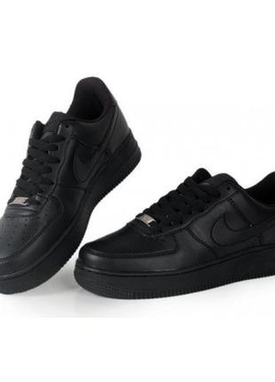 Чорні жіночі кросівки nike air force 1 mid — 11fl