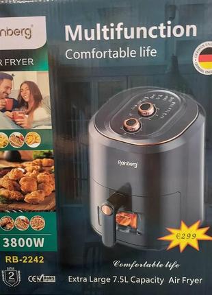 Фритюрниця rainberg rb-2242 6 л 3800w