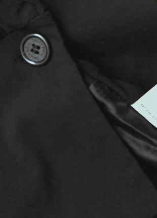 Блуза блузка кофточка пиджак шифоновая шифон нарядная карманы черная3 фото