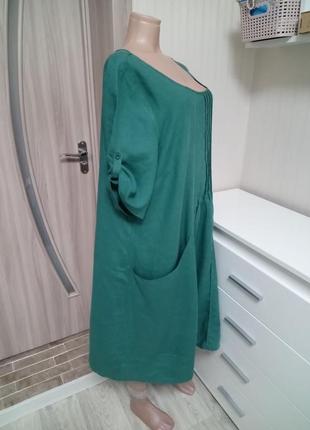 Сукня з льону міді2 фото