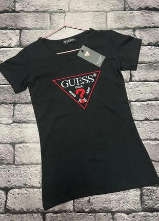 Футболка guess чорна жіноча