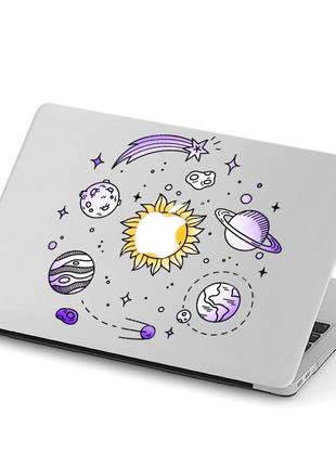 Чохол пластиковий apple macbook pro 14.2 a2442 космос (cosmos) макбук про case hard cover