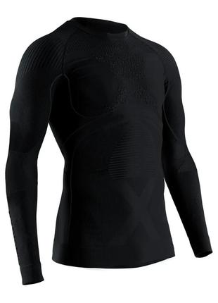 Термофутболка x-bionic energy accumulator 4.0 shirt round neck long sleeve men black розмір int-m