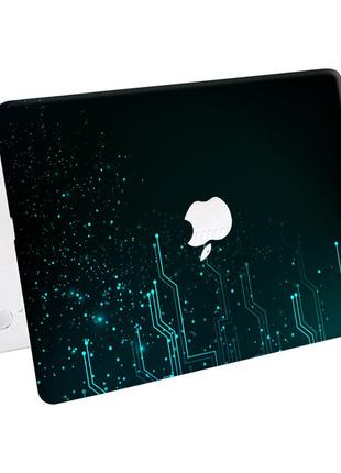 Чохол пластиковий apple macbook pro 14.2 a2442 абстракція (abstraction) макбук про case hard cover5 фото