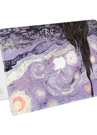 Чехол пластиковый для apple macbook pro / air винсент ван гог звездная ночь (vincent van gogh starry night)5 фото