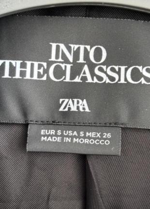 Коротке двобортне жіноче пальто zara2 фото