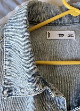 Джинсова куртка mango2 фото