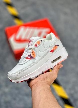 Белые кроссовки nike air max 90