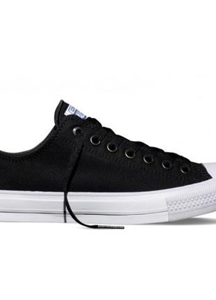 Жіночі чорні кеди конверс all star ii