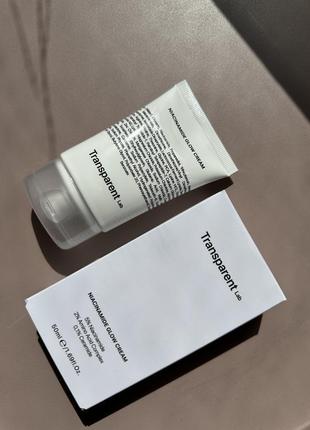 Transparent lab niacinamide glow cream крем із ніацинамідом1 фото