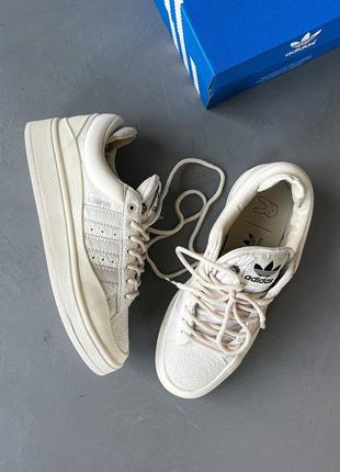 Adidas campus x bad banny beige5 фото