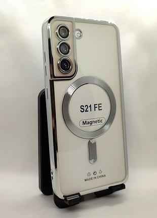 Силіконовий чохол, magsafe, бампер для samsung galaxy s21 fe