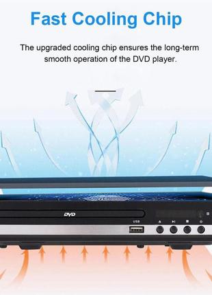 Мультирегиональный бесплатный vcd cd dvd плеер с разрешением 1080p, пультом дистанционного управления и кабеле2 фото
