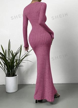 Рожева сукня shein2 фото