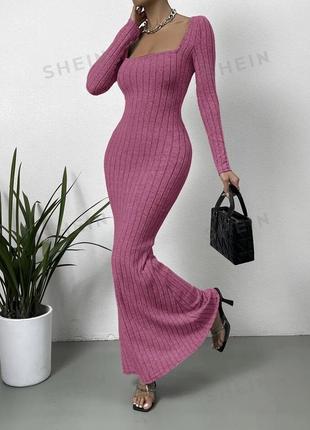 Рожева сукня shein5 фото